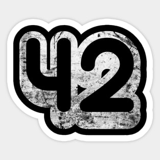 42 Sticker